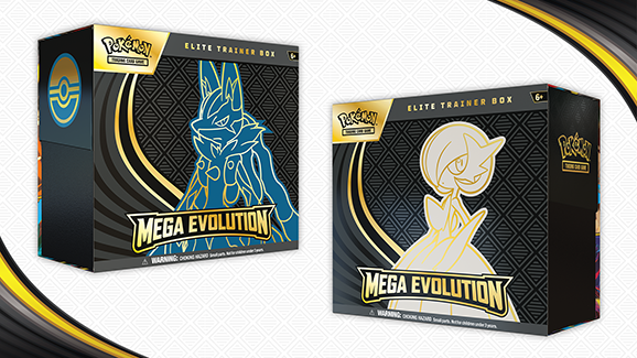 Pokémon TCG: x2 Mega Evolution Elite Trainer Box (1x Lucario & 1x Gardevoir)